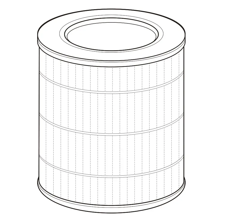 TCL Breeva A1C Replacement Filter Air Purifier - overview