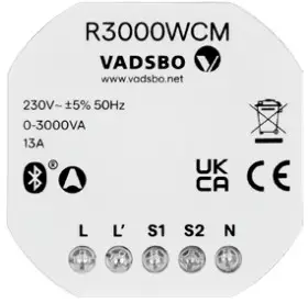 VADSBO R3000WCM Bluetooth Dimmer