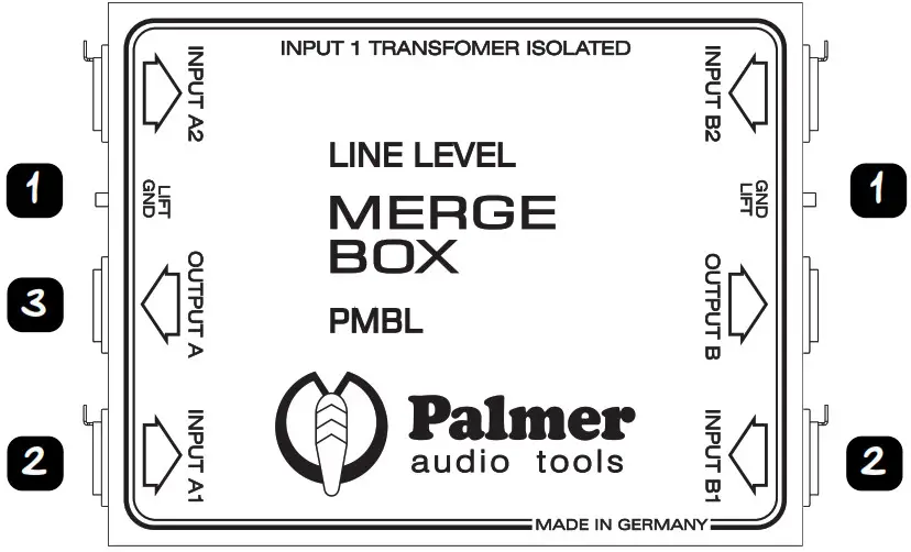 Palmer PMBL Line Summierer 2 Kanal Passiv - CONNECTION