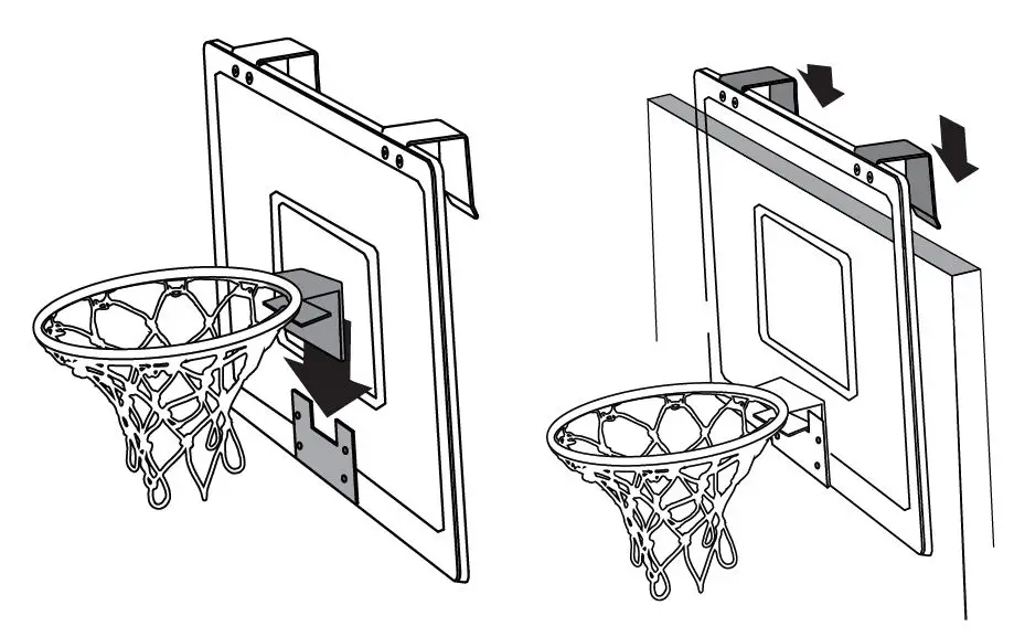 virtufit Mini Basketball Hoop with Ball and Pump fig 3