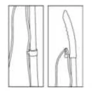 a close up of a knife