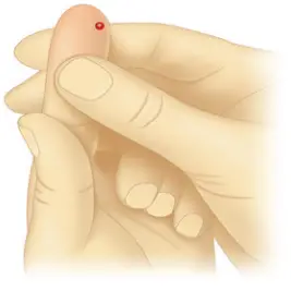 pogo Automatic Blood Glucose Monitoring System - blood