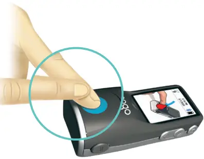 pogo Automatic Blood Glucose Monitoring System - finger from