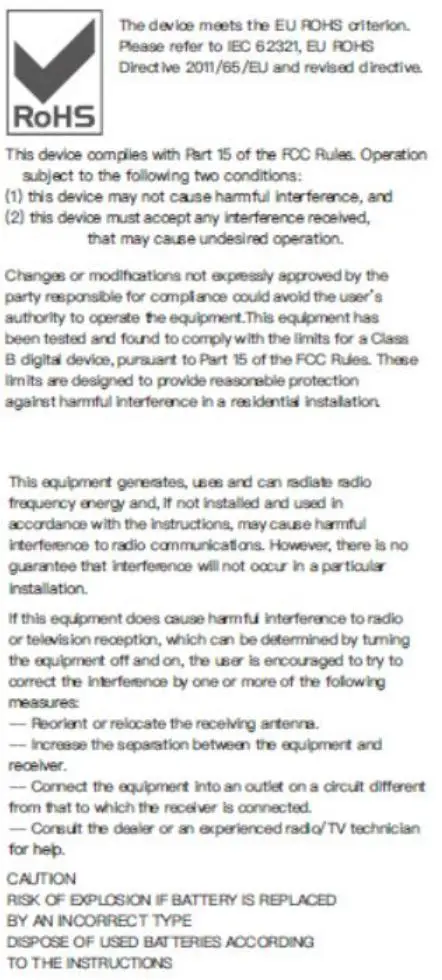 willful N29 Smartwatch for iPhone and Android Blood Oxygen Monitor Fitness Instruction Manual - ROHS