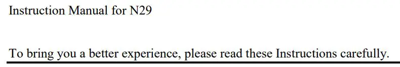 willful N29 Smartwatch for iPhone and Android Blood Oxygen Monitor Fitness Instruction Manual