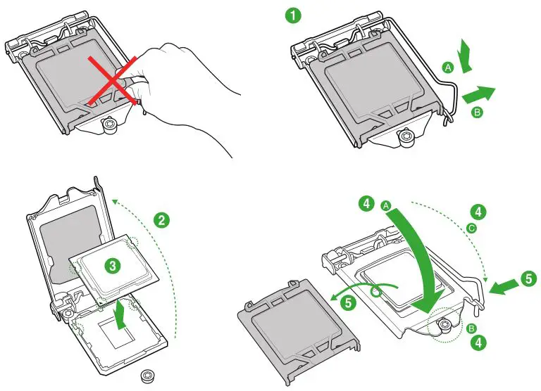 ASUS Motherboard - Installing the CPU