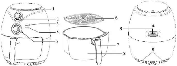 emerio AF-112828.11 Smart Fryer 1