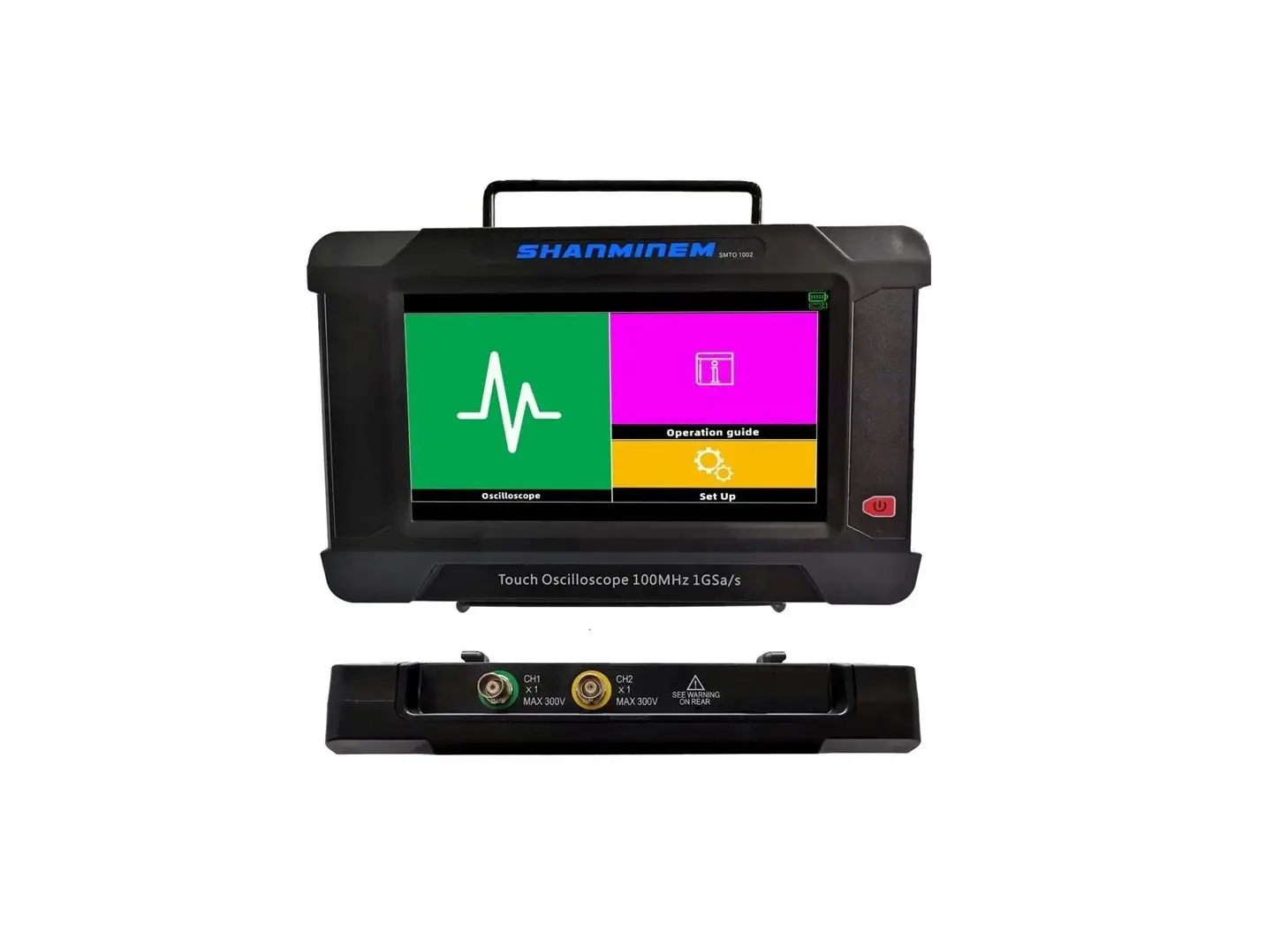 Shanminem Smto1002 Dual Channel Touch Oscilloscope 100mhz 1gsa/s User Manual