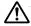 Panasonic Additional Digital Cordless Handset - Warning icon