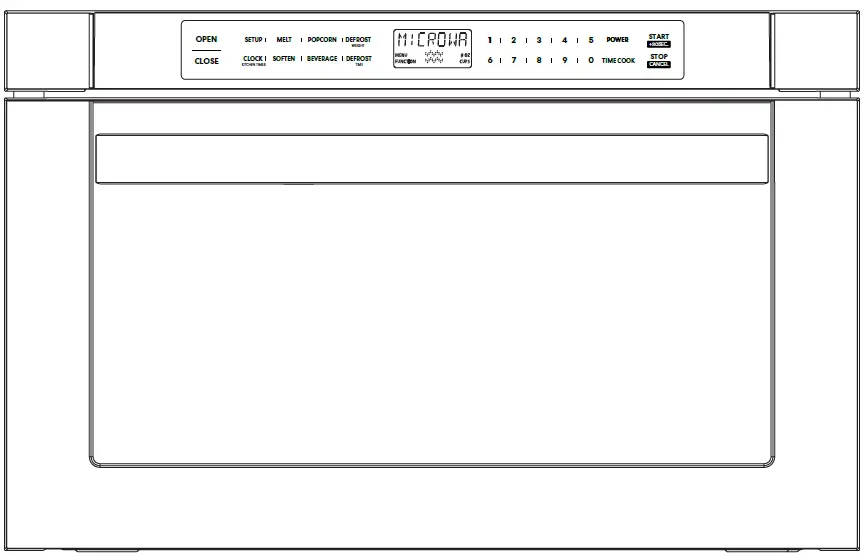 COSMO COS-12MWDSS 24-Inch Built-In Microwave Drawer pro