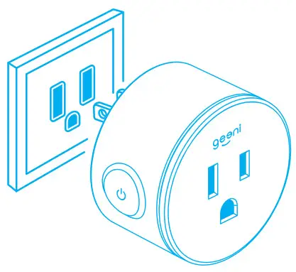 geeni GN-WW117-199 Smart Wi-Fi Plug - Plug In