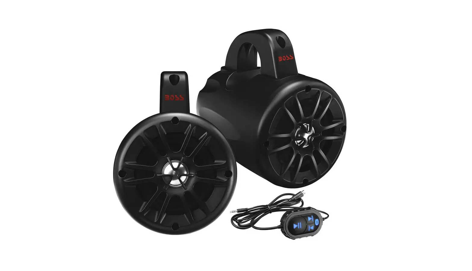 Boss Bm40ampbt Bluetooth Enabled 2-way Marine Waketower Speaker System User Manual