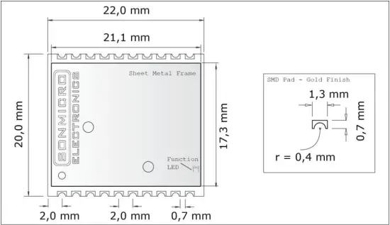 SM1251SMD Top View