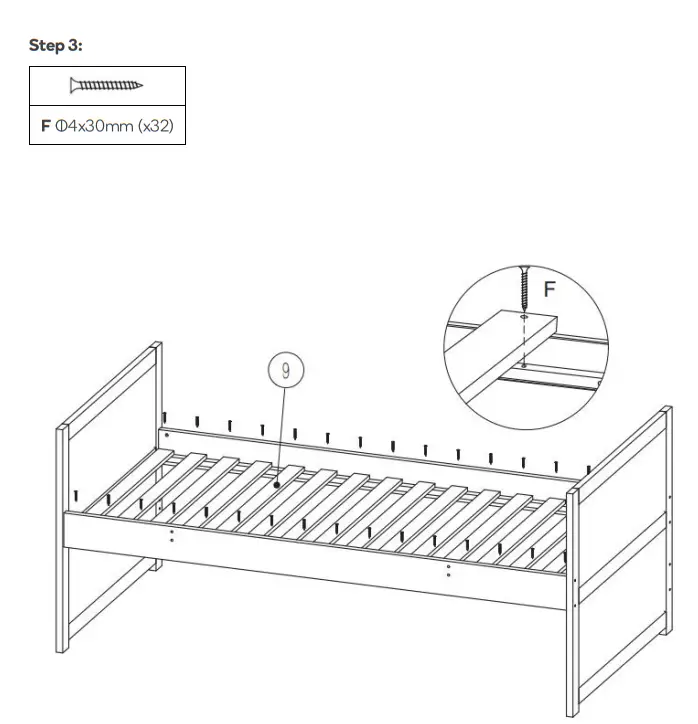 kogan SLSEATSLBWA Shangri La Seattle Slide Bed - fig 3
