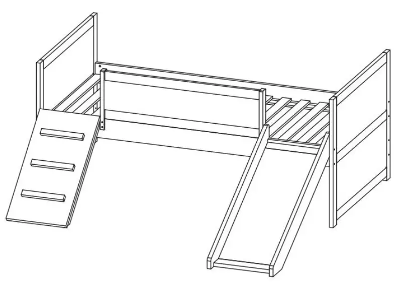 kogan SLSEATSLBWA Shangri La Seattle Slide Bed