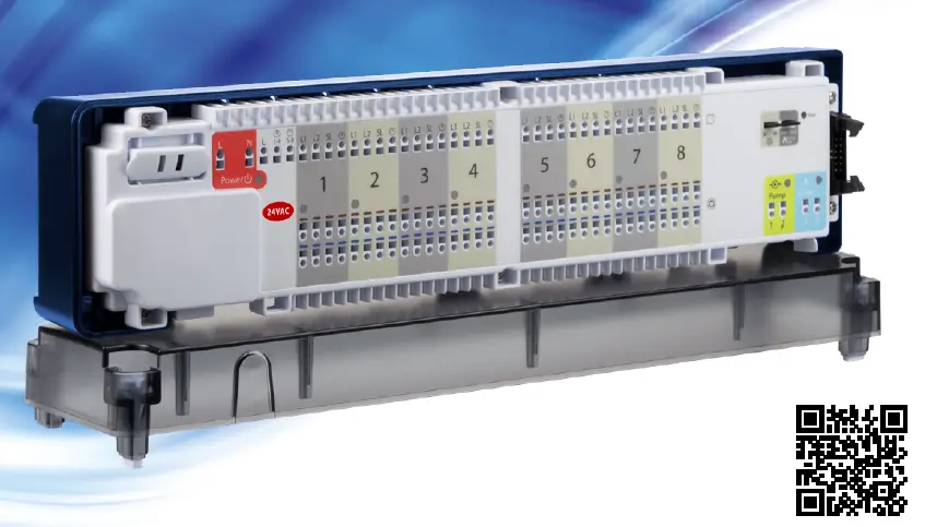 Salus Kl08nsb 24v 8 Zones Wiring Centre Instruction Manual