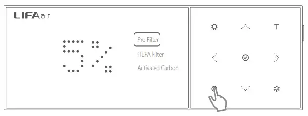 LIFAair LA333 Smart Air Purifier - How to Operate the Monitoring Controller 4