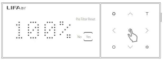 LIFAair LA333 Smart Air Purifier - How to Operate the Monitoring Controller 5