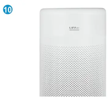 LIFAair LA333 Smart Air Purifier - Initial Installation 10