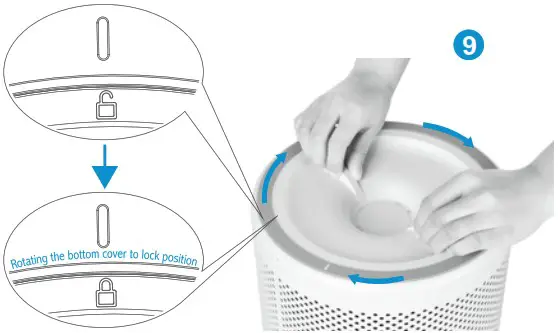 LIFAair LA333 Smart Air Purifier - Initial Installation 9