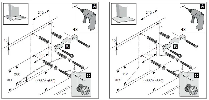 SIEMENS -LC67AFM50B -Extractor- Hood- Instruction -FIG 13