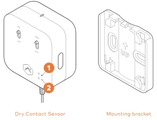 ALARM ADC S40 DC Dry Contact Sensor - Cantact bracket