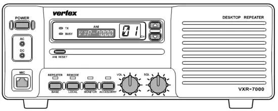 Vertex -Standard -VXR-7000 -Desktop -Repeater -Base -Station -PRODUCT