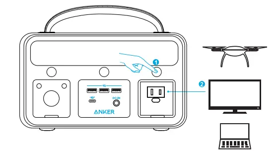 ANKER 400 Plus PowerHouse II - Charging Your Device 2