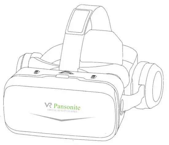 Pansonite SB HEJ VR Vr Headset with Remote Controller