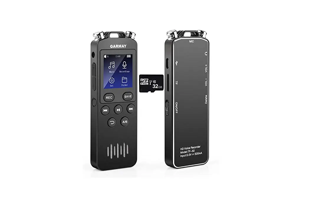 Garmay Digital Voice Recorder 2022 Upgraded 48gb 1536kbps 3343hours-user Guide