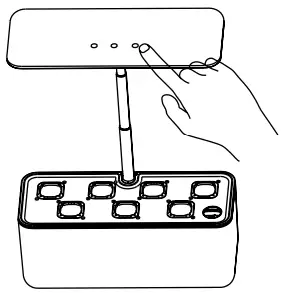 DURONIC GHS37 Grow Light Hydroponic Box - Using the Control Panel