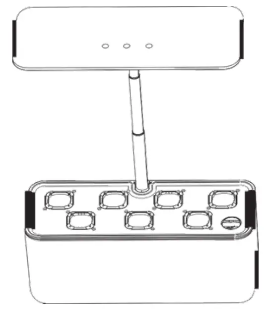 DURONIC GHS37 Grow Light Hydroponic Box