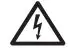 behringer 24-Bit 192 kHz Digital 40 20-Watt Stereo Near Field Monitors User Guide - Warning - Risk of Electric Shock icon
