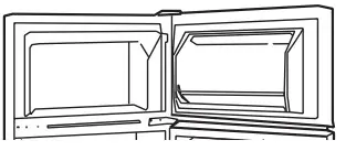 merax FSX288980BAA Two Door 3.2 cu ft Mini Fridge with Freezer - Defrosting Your Refrigerator