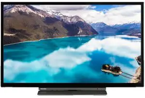 a display in front of a mountain