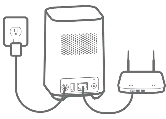 Connect the HomeBase 2 to the Internet