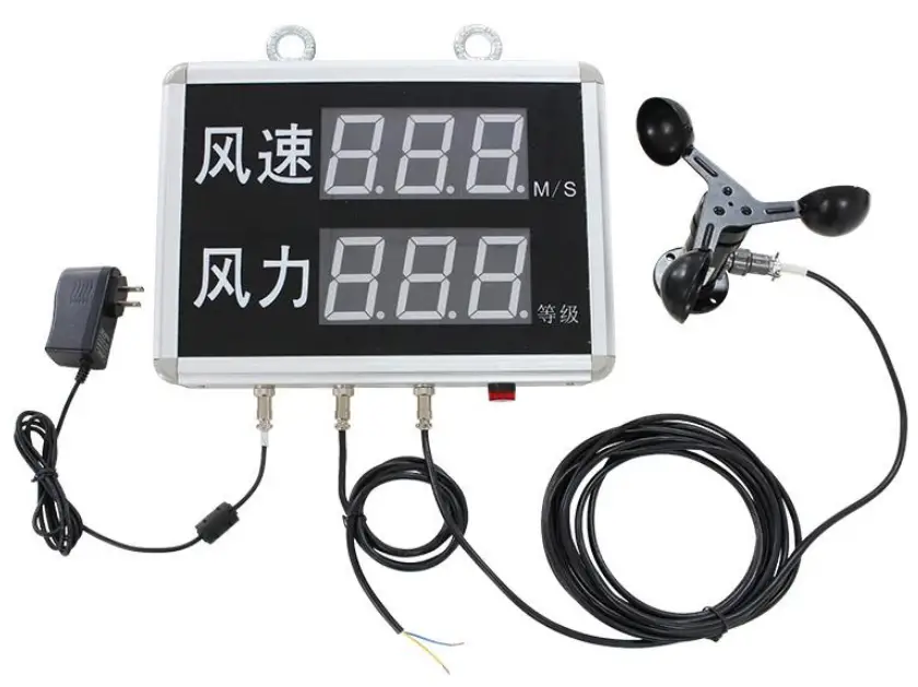 KLHA KD82B86 RS485 Large Screen LED Wind Speed Alarm -