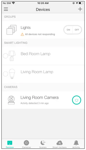 Main Device Controls