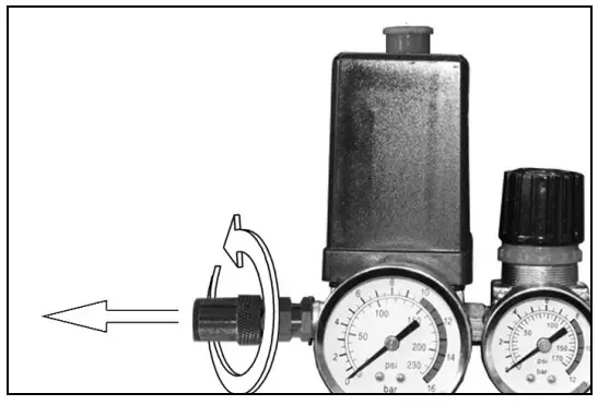 Clarke Bandit V Air Compressor - SAFETY VALVE