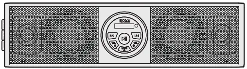 BOSS AUDIO BRT18RGB Bluetooth 18 Inch Amplified Sound Bar - Sound bar