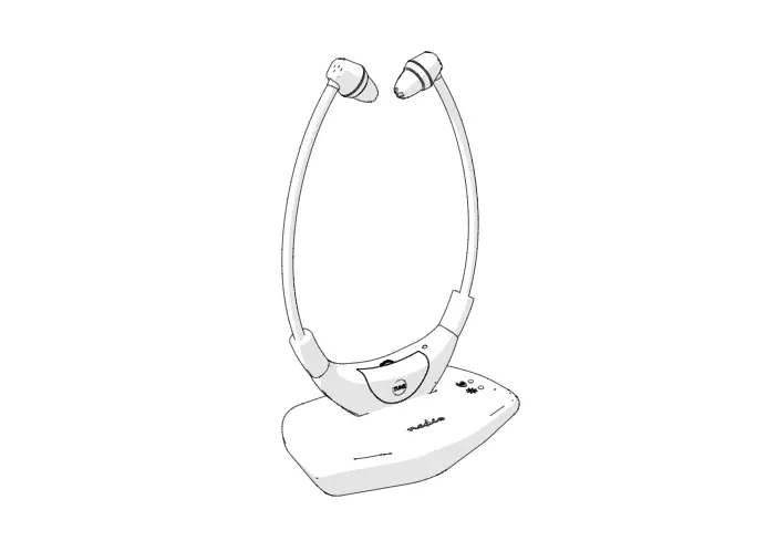 Nedis Hprf010bk Rf Headphones User Manual