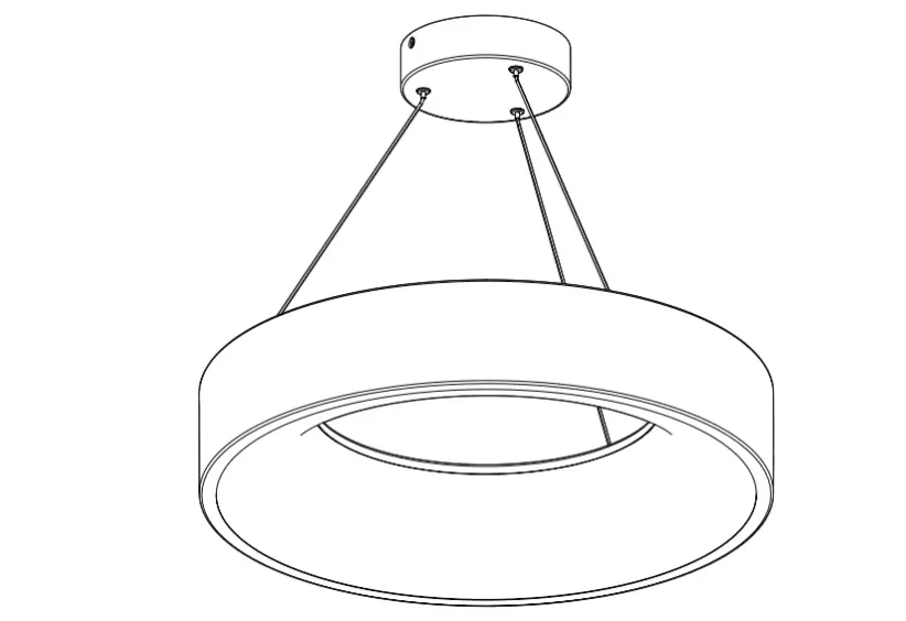 Artika Pdt-aic-hd2bl Pendant Led Light Fixture Aiden Instruction Manual
