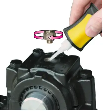 Prepare lubrication point