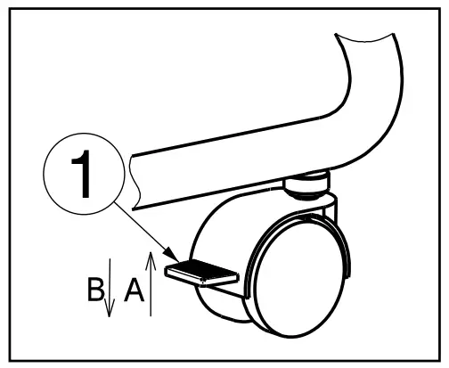 VERMEIREN 376 Adjustable Bed Table - table