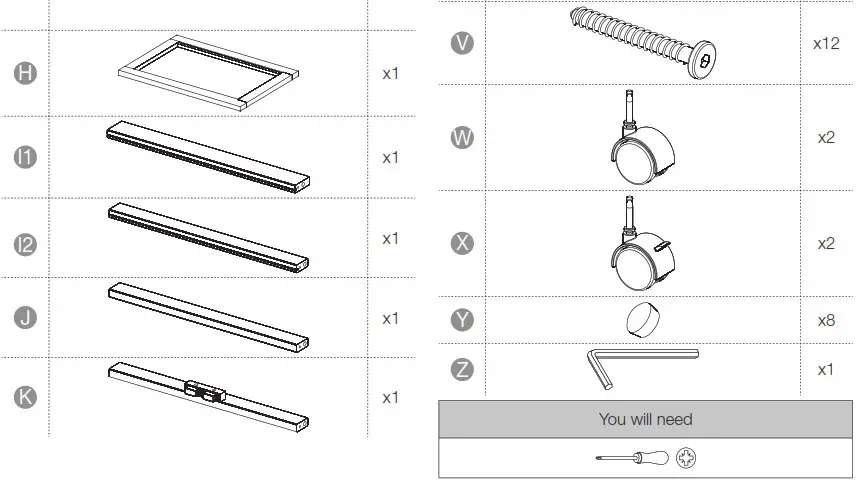 amazonbasics Classic Kitchen Car- t tools 1
