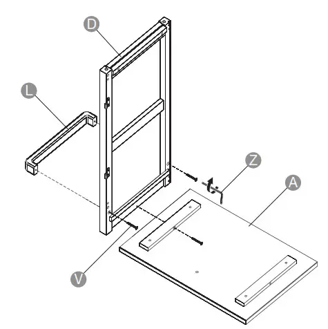 amazonbasics Classic Kitchen Cart - step 1