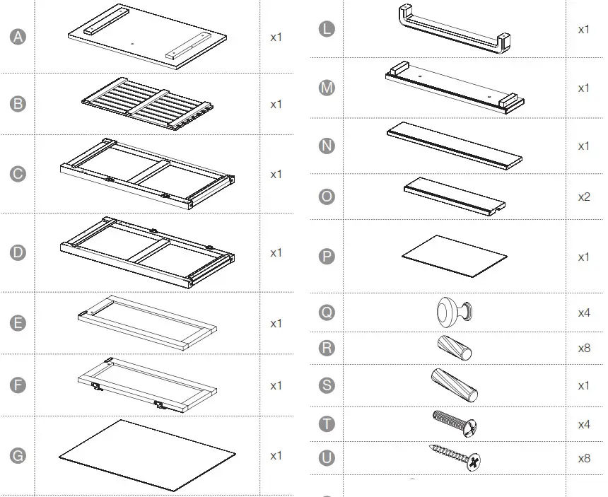 amazonbasics Classic Kitchen Cart tools