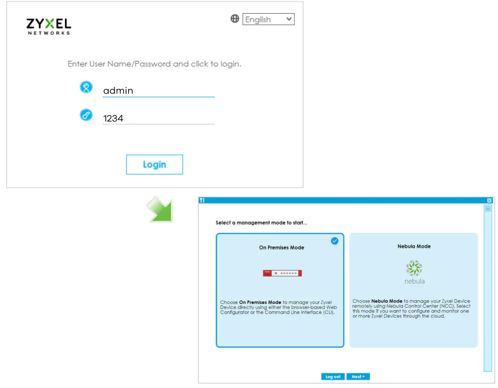 ZYXEL ZyWALL ATP Series Firewall - set up 1