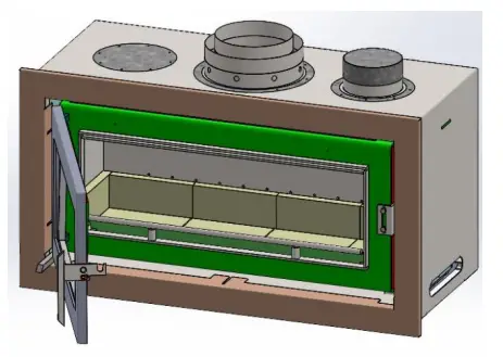 KEMLAN C900FSFH Celestial 900 Freestanding Fireplace - fig18