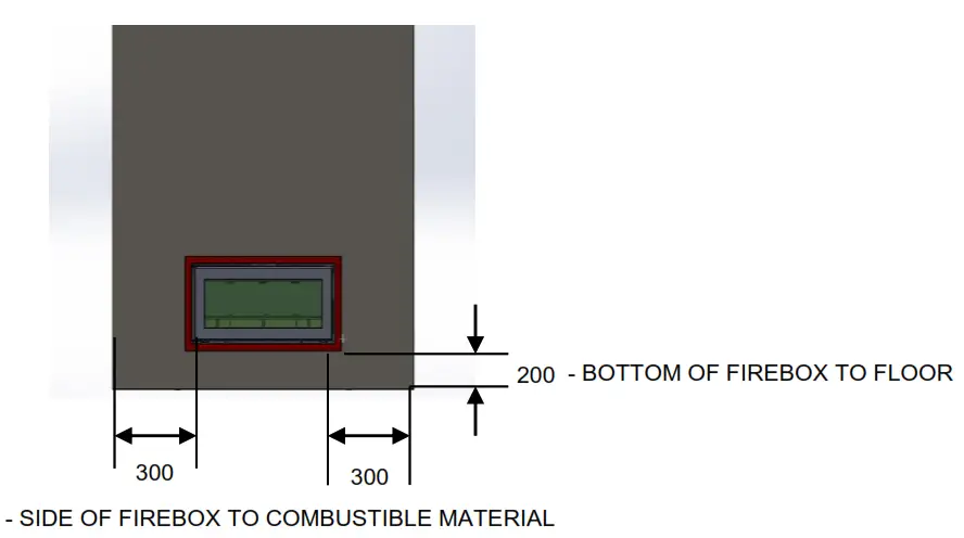 KEMLAN C900FSFH Celestial 900 Freestanding Fireplace - fig2